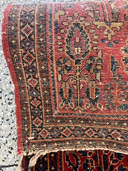 Antique Small Handmade Area Rug