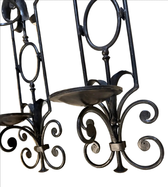 Pair of Iron Global Views Williamsburg Candle Sconces