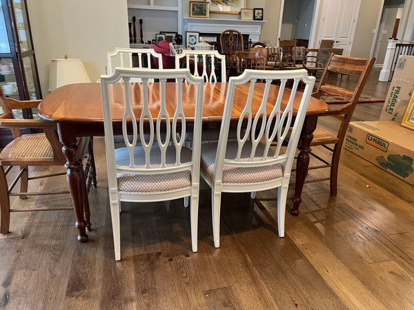 Solid Wood Dining Table and 6 Chairs