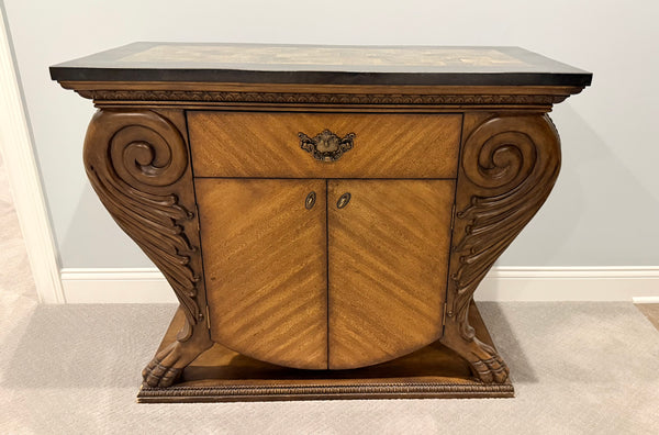 Michael Amini Eden Collection with Marble Top Bombe Chest