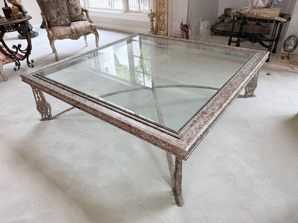 Italian Hand Forged Cocktail Coffee Table