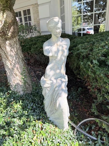 Venus De Milo Goddess Cast Stone Outdoor Sculpture