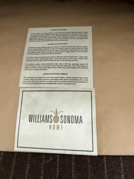 Williams Sonoma Home Chelsea Wingback Chairs - A Pair