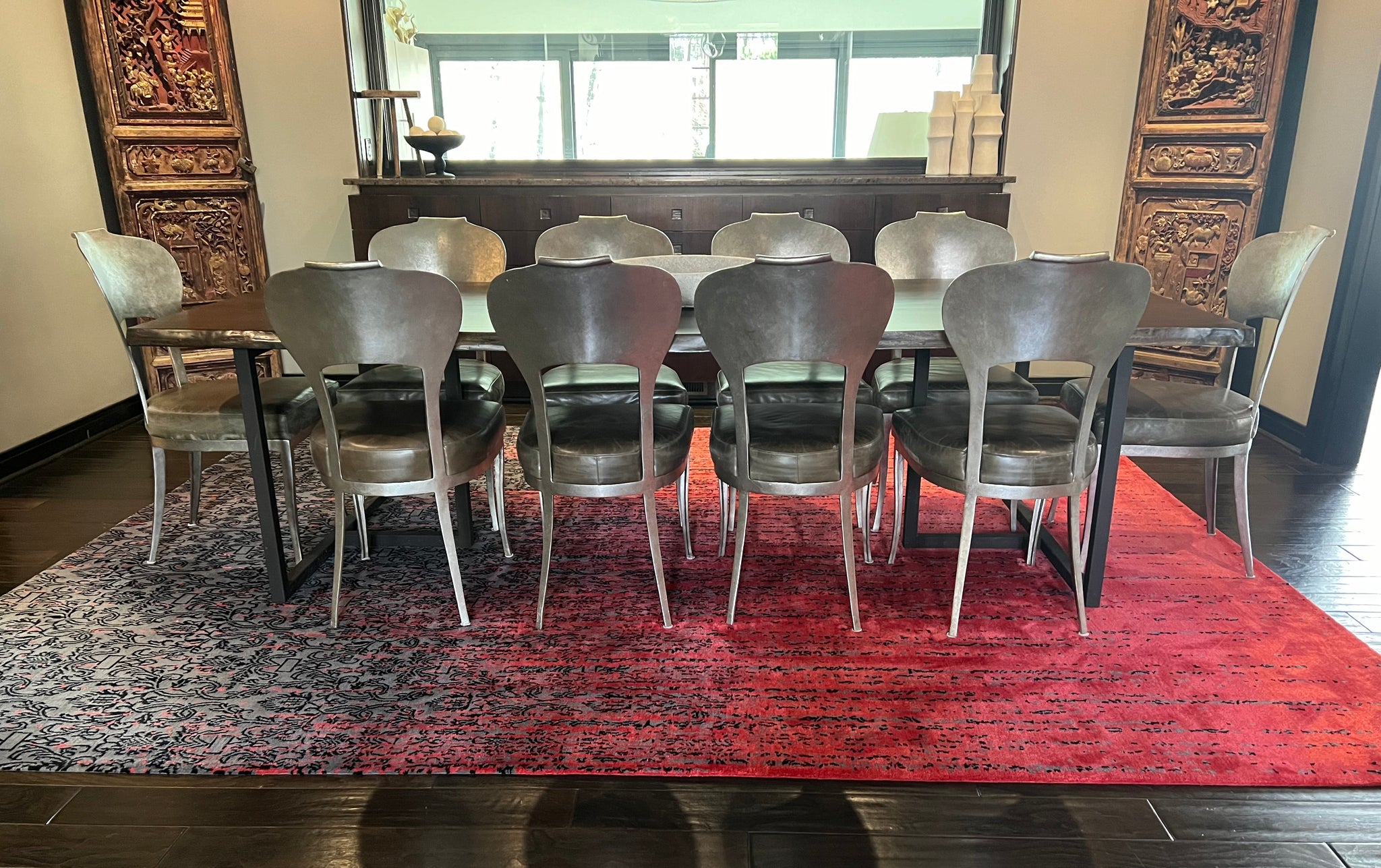 Oly Studio Beverly Dining Chairs with Leather Seats (10 Available)