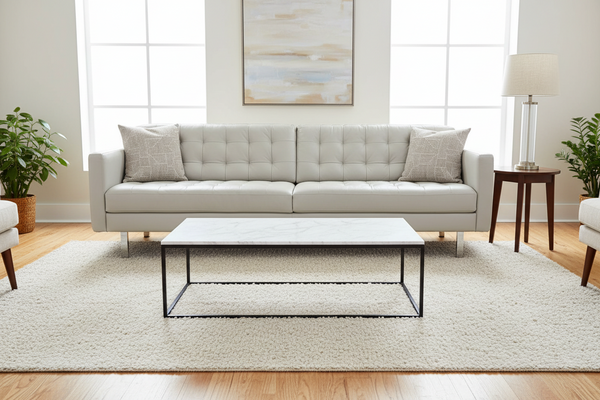 Italian Leather Parker Sofa by American Leather