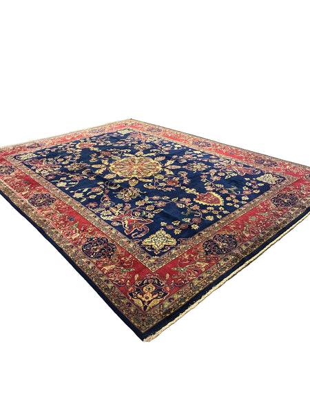 Hand Knotted 100% Wool Persian Sarouk Mir Area Rug