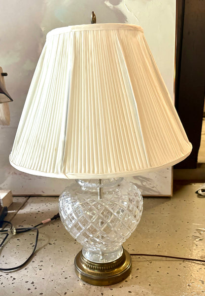 Vintage Waterford Crystal Table Lamp