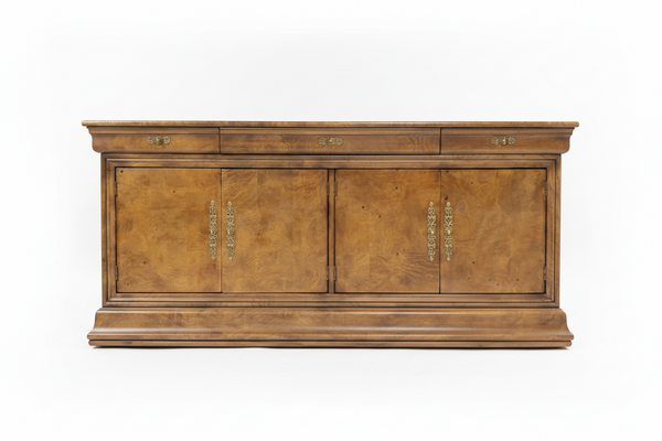 HENREDON Olive Burlwood Charles X Collection Sideboard