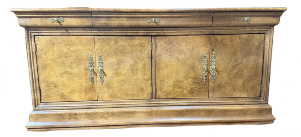 HENREDON Olive Burlwood Charles X Collection Sideboard