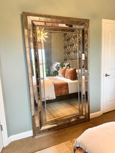 Frontgate Loren Jewelry Storage Mirror with Lock