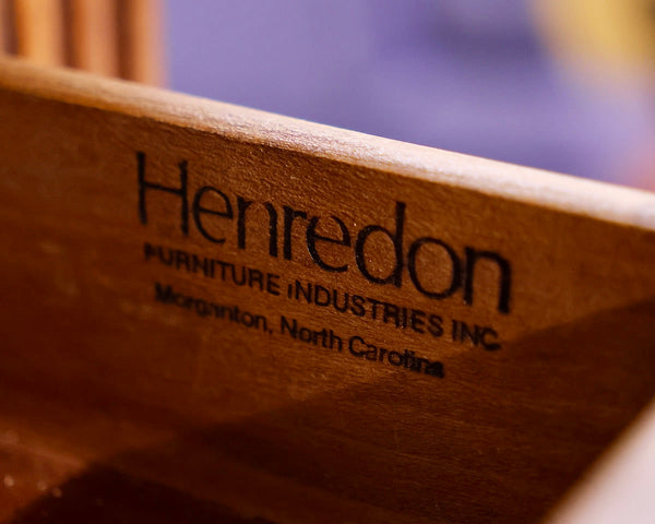 HENREDON Breakfront Lighted Tall China Cabinet