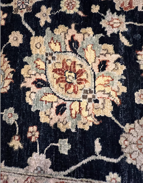 100% Wool Handmade Imported Indo-Persian Oriental Rug 9' x 12'