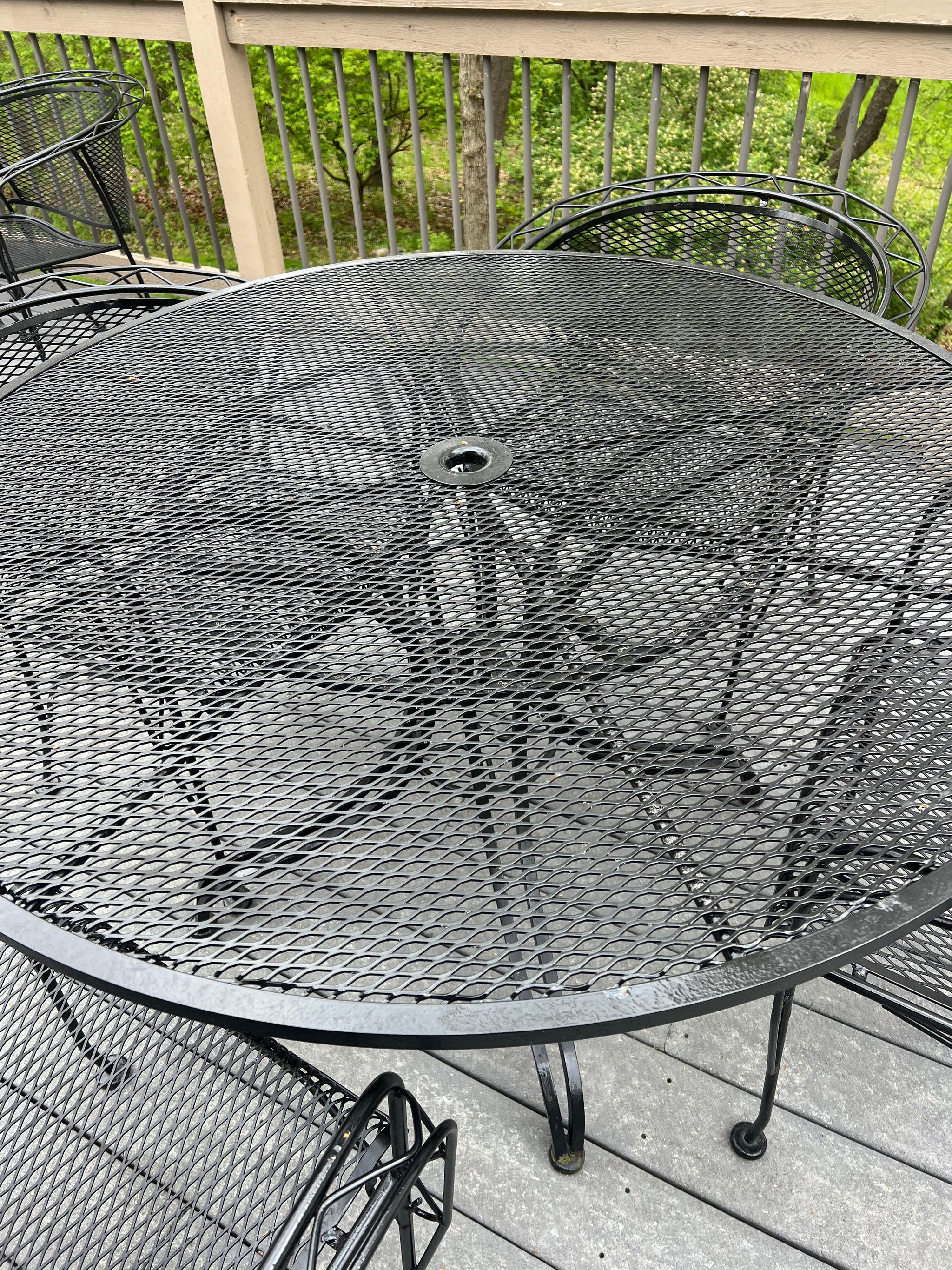Salterini 1950's ZigZag 5 Piece Patio Dining Set – KLM