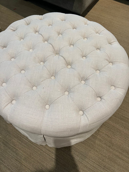 Restoration Hardware Baby and Child Tufted Ottoman