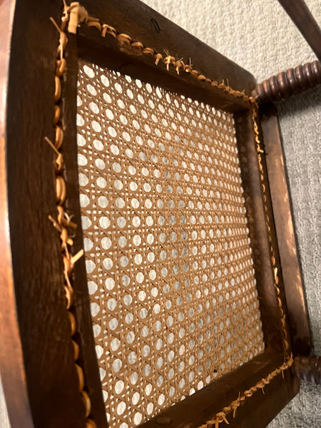 Antique Eastlake Cane Seat Chair