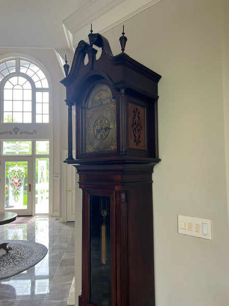 Antique Muller Herschede Style Grandfather Clock