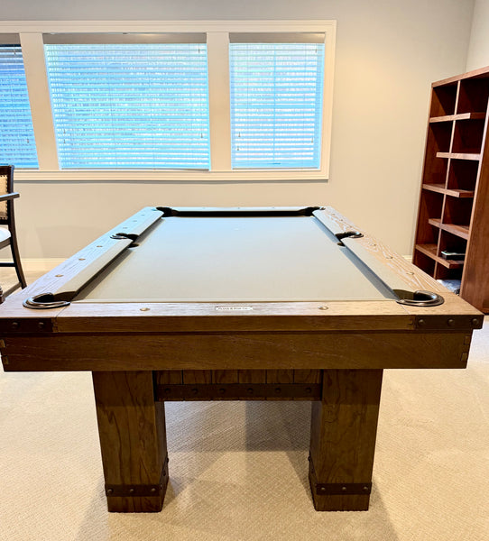 Plank & Hide Morse Slate 7’ Pool Billiard Table