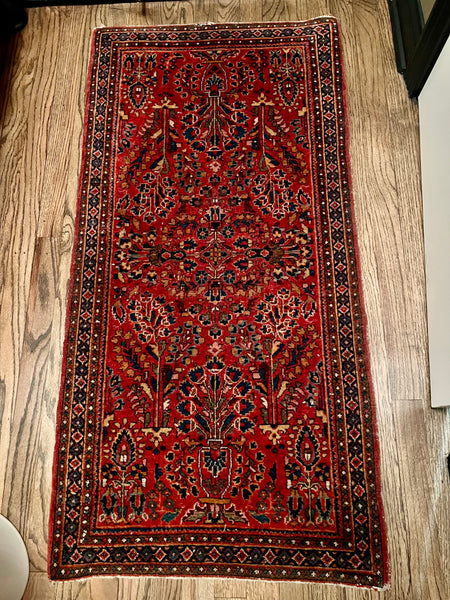 Antique Small Handmade Area Rug