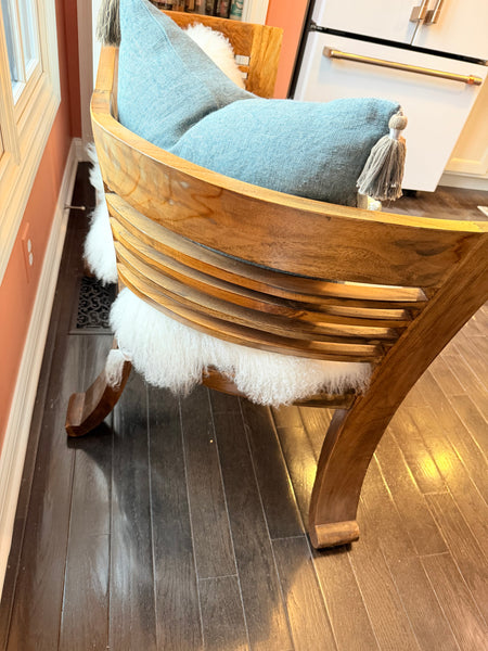 Teak Bentwood Bench