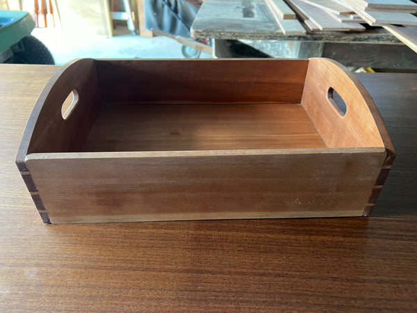 NEW Hand Made Solid Cherry Dovetailed Tray