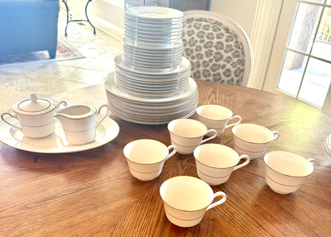 Nortake Tulane Ivory 7562 China Set - All Shown