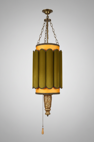 Vintage 1970's Mid-Century Modern Swag Lamp