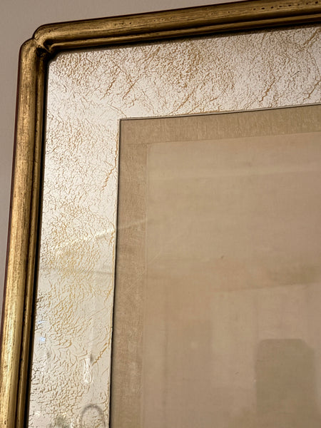 Antique Chinese Qing Dynasty Ancestor Portrait of a Civil Official, Framed Under Archival Glass
