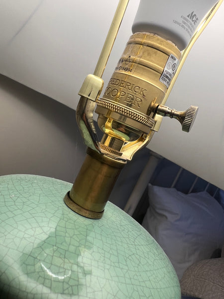 Frederick Cooper Green Ginger Jar Table Lamp