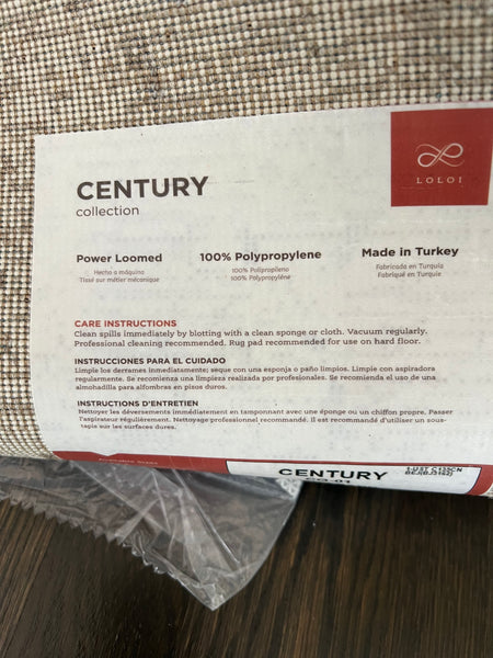 Loloi Century CQ-01 Taupe Sand Area Rug 9'x12'