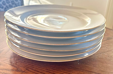 Set of 6 Germer Porcelanas Dinner Plates