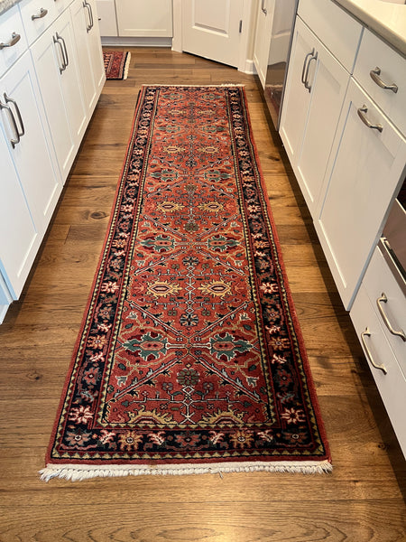 Traditional Heriz Runner Rug