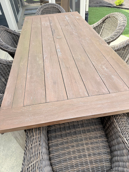 Joss & Main Vienna 100% Teak Outdoor Dining Table