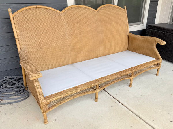 Vintage Lloyd Flanders Lloyd Loom 7-Piece Wicker Set