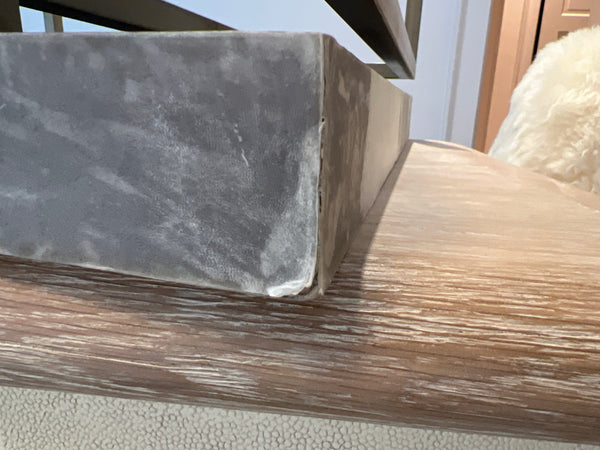 Made Goods Gabby Faux Marble Side Table