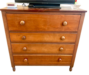 Antique Four Drawer Chest Dresser