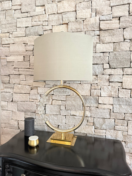 Pair of JOHN RICHARD Circle of Life Table Lamps