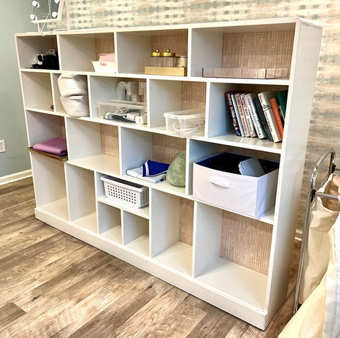 Handmade Solid Wood Cubicle Bookcase