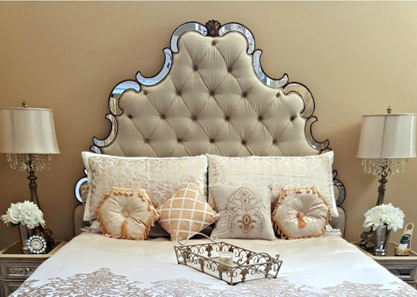 Hooker Furniture for Horchow Bristol Tufted Queen Headboard