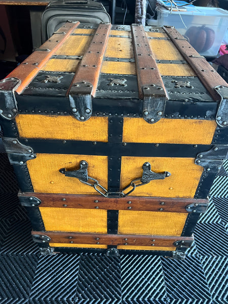 Antique Steamer Travel Trunk