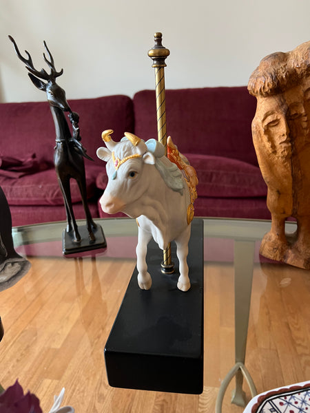 Cybis Porcelain Carousel Bull Figurine