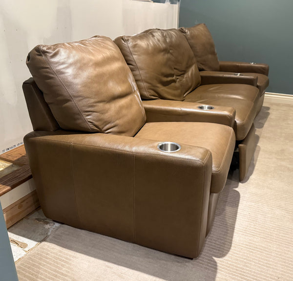 American Leather Holden 3 Piece Power Recliner Theater Seating
