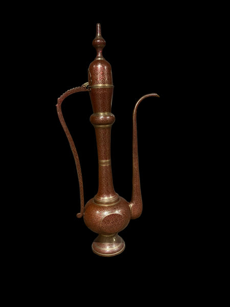 Moorish Style Monumental Floor Standing Palace Brass Ewer