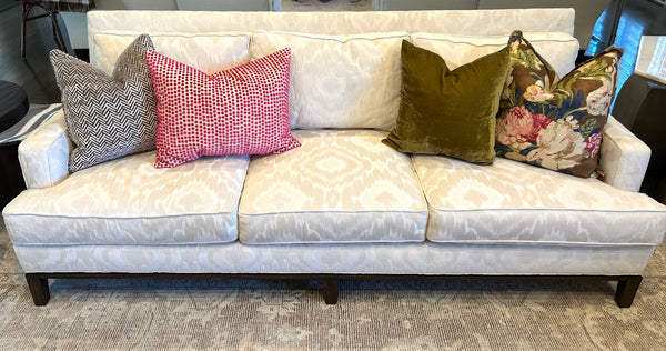 Michael Weiss for Vanguard Abingdon White Sofa