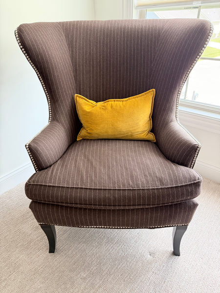 Williams Sonoma Home Chelsea Wingback Chairs - A Pair