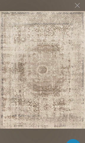 Loloi Century CQ-01 Taupe Sand Area Rug 9'x12'