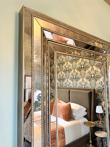 Frontgate Loren Jewelry Storage Mirror with Lock