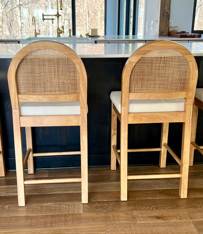 Pair of Nathan James Bailey Counter Height Bar Stools