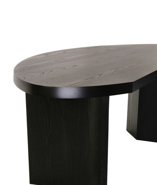 Chene Table or Desk in Ebonized Ash by Atelier de Troupe