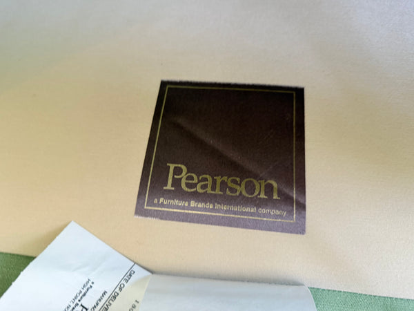 PEARSON Green Chair and Ottoman