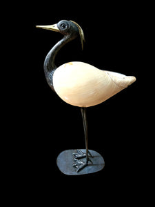 Gabriella Binazzi Italian Silver and Shell Bird